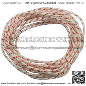 New Lawn Mower Nylon Pull Cord Recoil Starter Rope 8-Meter (Diameter: 3.5mm) for Stihl Poulan Chainsaw String Trimmer
