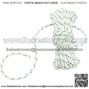 Recoil Pull Starter Rope 10-Meter (Diameter: 5.0mm) Pull Cord for Stihl Sears Craftsman Poulan Lawn Mower Chainsaw Trimmer Brush Cutter Replacment Parts