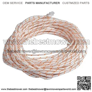 Lawn Mower Pull Cord Recoil Starter Rope 10-Meter (Diameter: 3.5mm) for Stihl Poulan Chainsaw String Trimmer