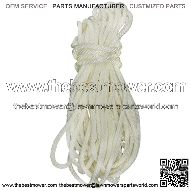 Pull Cord Rope 1/8 inch 3.5mm Weed Eater Lawn Mower Recoil Starter Rope for Stihl Husqvarna Sears Craftsman Honda GCV160 Poulan Chainsaw Edger Trimmer Leaf Blower 33 Feet 10 Meter