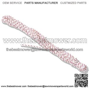 Poweka Recoil Starter Rope Pull Cord 10-Meter (3mm Diameter) for Husqvarna ST-IHL Sears Craftsman Poulan Briggs Stratton Lawn Mower Chainsaw Trimmer Edger Brush Cutter Engine Parts