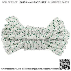 Coolwind 1/4 Inch (6mm) Recoil Starter Pull Rope Cord for Stihl Ryobi Husqvarna Craftsman Poulan Honda Lawn Mower Chainsaw String Trimmer Weed Eater Edger Brush Cutter Replacment Parts (70Feet)