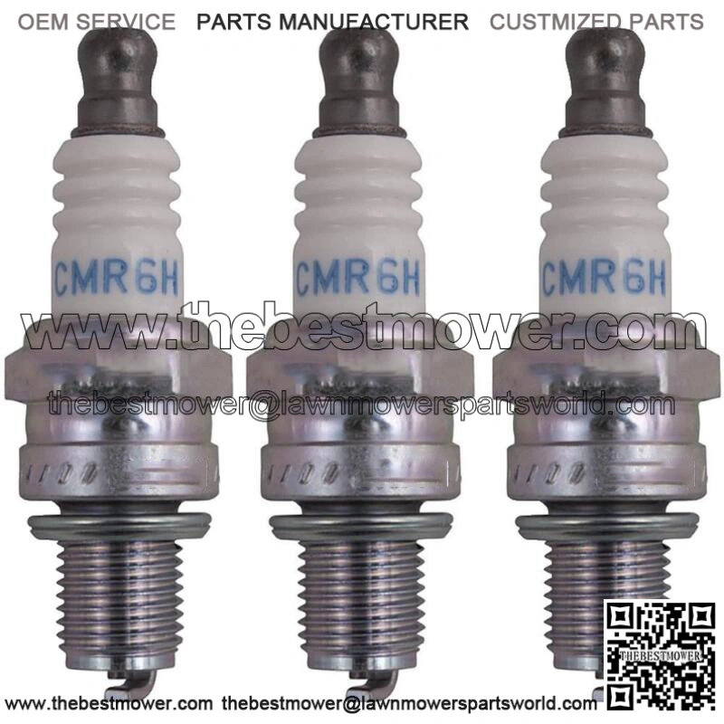 3x CMR6H Spark Plug Fits 3365 Fits Stihl Fits Honda Fits Husqvarna 4MIX