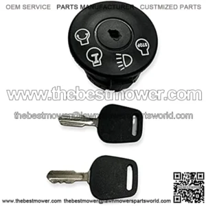 Virtionz Ignition Switch with Two Keys Replacement CompatibleReplacement for 532175566 || 175566 || for Riding Lawn Mowers