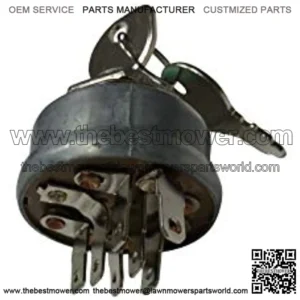 725-1717 Ignition Key Switch (7 Prong) Compatible with AYP Briggs MTD Replaces 334013B 532140301 9251717 92556 5412H Mowers
