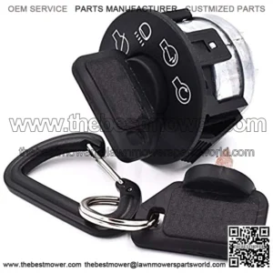 Ignition Switch Replaces Gravely Ariens 01588300 15883 for ZT XL Mini ZT Zoom 34 42 50 1434 1534 1540 1634 1640 1740 1744 1840 1842 1844 1944 2040 2044 2048 Includes 2 Key & Free Carabiner
