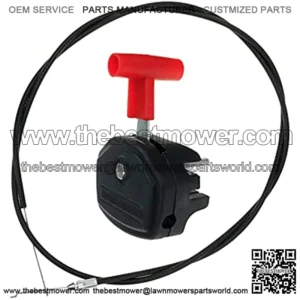 Coshar 60" Lawn Mower Throttle Cable with Control Switch Lever Handle Kit for Electric Petrol Lawnmowers Universal Repair Kit
