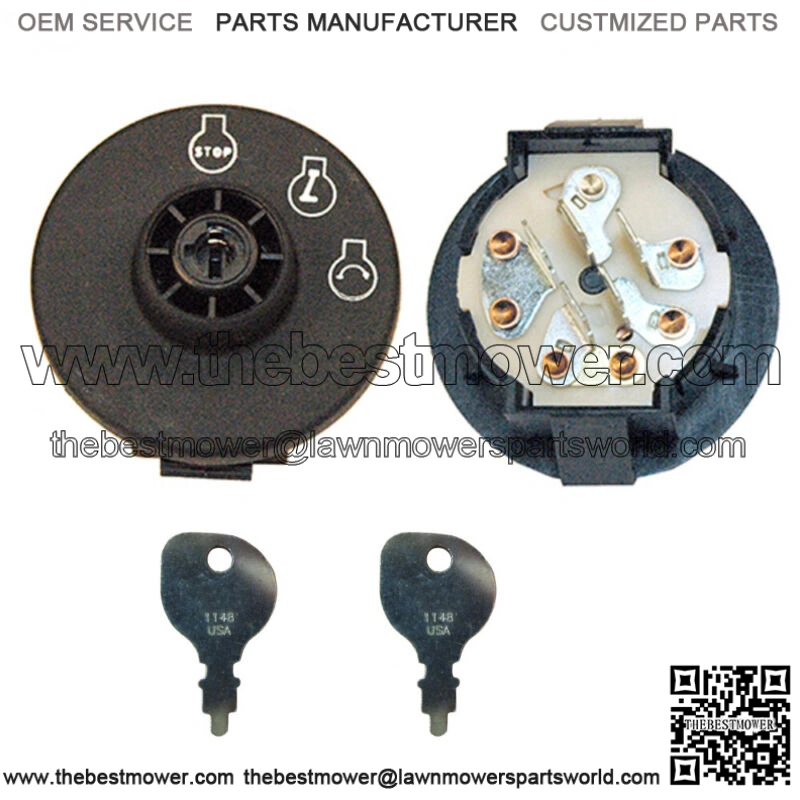 Ignition Switch Fits Toro Time Cutter SS4225 SS4235 SS4250 SS4260 SS5000 w/2 Key