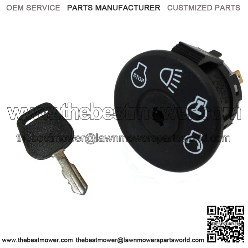 Ignition Key Switch w/ Key For Sears Craftsman Roper 175566 Lawn Mowers