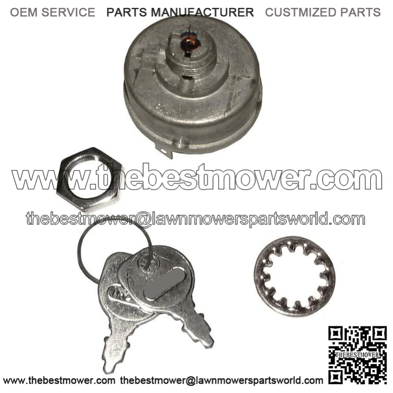 Ignition Starter Switch with Keys for Parker, Treker, Craftsman 03602300 Mower