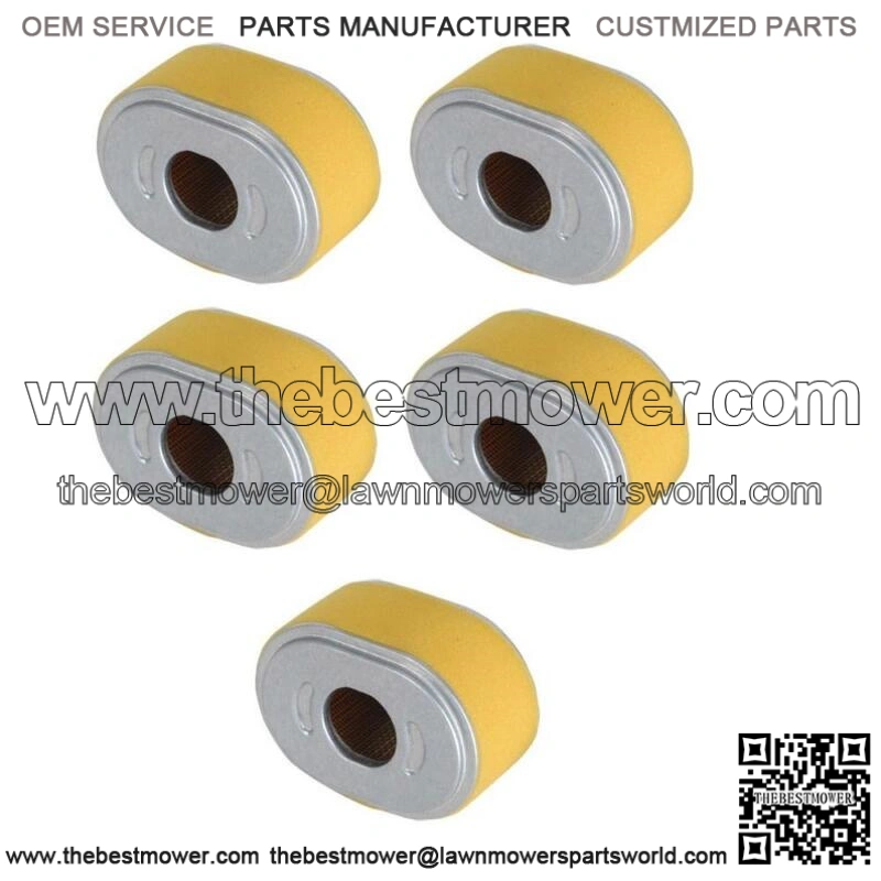 5 Pack Air Filter Fits Honda 17210-ZE0-505,17210-ZE8-820,17210-ZE8-822 GX110,GX1