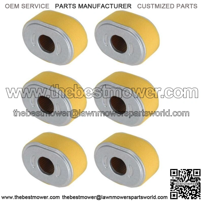 NEW 6 Pack Air Filter Element FITS GX120 4.0 HP Gas Engine