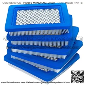 5 Pack 491588s Air Filter, Compatible with Briggs and Stratton 491588, Toro 20332, Craftsman 3364, Premium Lawn Mower Air Cleaner