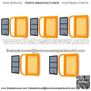 (5 Pack Air Filter Sets for Stihl TS410 TS420 TS410Z TS420Z TS480 TS500i Concrete Cutoff Saw Replace 4238 141 0300