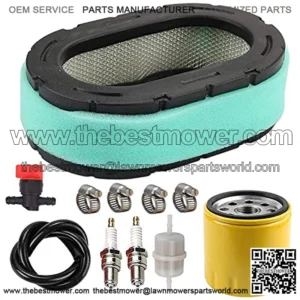 32-083-09-S Air Filter with 52 050 02-S Oil Filter Spark Plug Tune Up Kit for 32 083 09 32 883 09-S1 KT610 KT620 KT715 KT725 KT730 KT735 KT740 KT745 19HP-26HP Engine MTD Lawn Mower by LIYYOO
