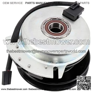 Electric Power Take Off Clutch Electric PTO Clutch 717-04376 Fit for Bolens, for Cub Cadet, for Huskee, for MTD, for Sears Craftsman, for Troy Bilt, for White Outdoor 1" Crankshaft 6" PULLEY OD