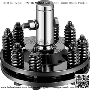 VEVOR Slip Clutch, 1 3/8" PTO Slip Clutch, Smooth Round Ends PTO Friction Clutch, Carburized Steel Tractor Slip Clutch, Adjustable Cutter Slip Clutch, Black Brush Hog Slip Clutch for PTO Shaft