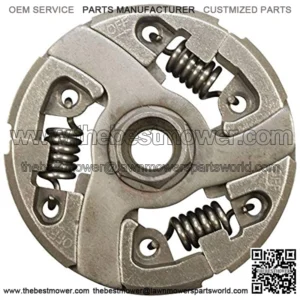646-600 Metal Clutch Assembly, Fits Husqvarna: 281, 288 and 395 Chainsaws, Replaces Husqvarna: 503701502, 3" Diameter,Silver