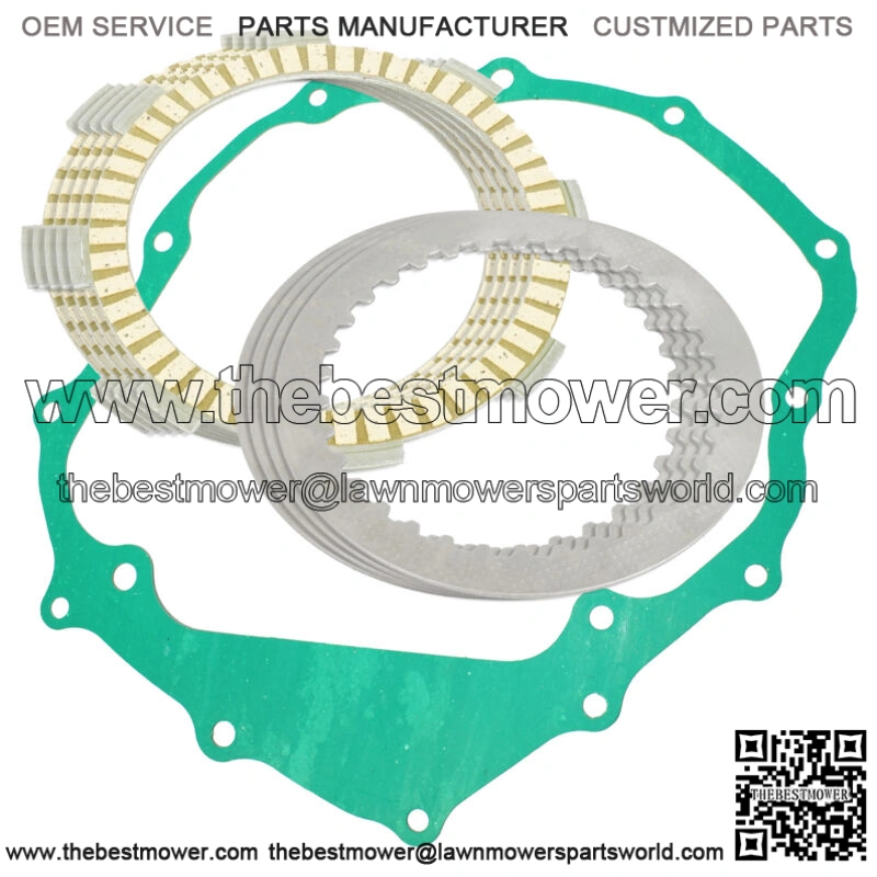 Clutch Friction Plates And Gasket Kit for Honda TRX250EX Sportrax 250 2X4 06-08 (Fits: Honda)