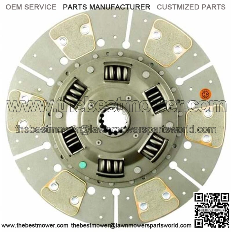 K36430-25130 13" Transmission Disc, 6 Pad, w/ 1-9/16" 14 Spline Hub -Fits Kubota
