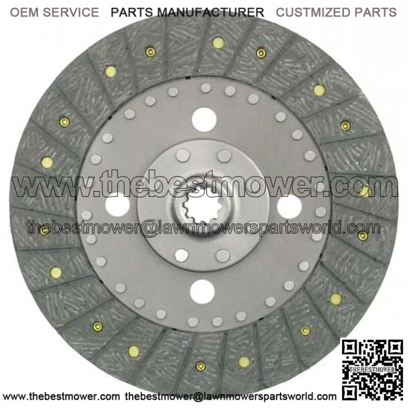 K32530-14403 9-1/2" PTO Disc, Woven, w/ 15/16" 10 Spline Hub - Fits Kubota