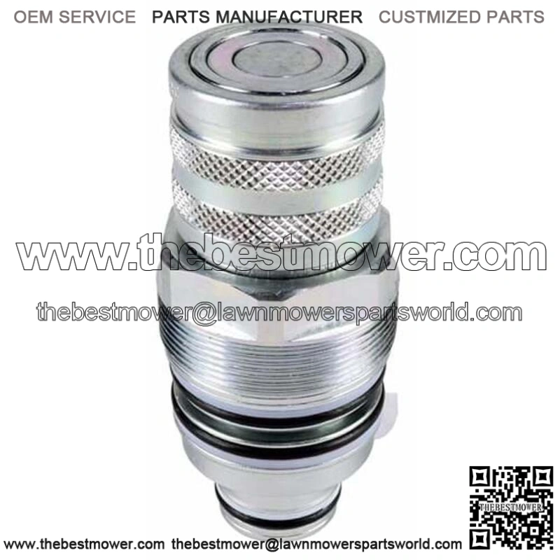 KV0511-77150 Flat Face Hydraulic Breakaway Coupler, Female Fits Kubota