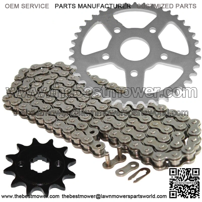 Drive Chain & Sprockets Kit for Honda ATC200X 1983 1984 1985 (Fits: Honda)