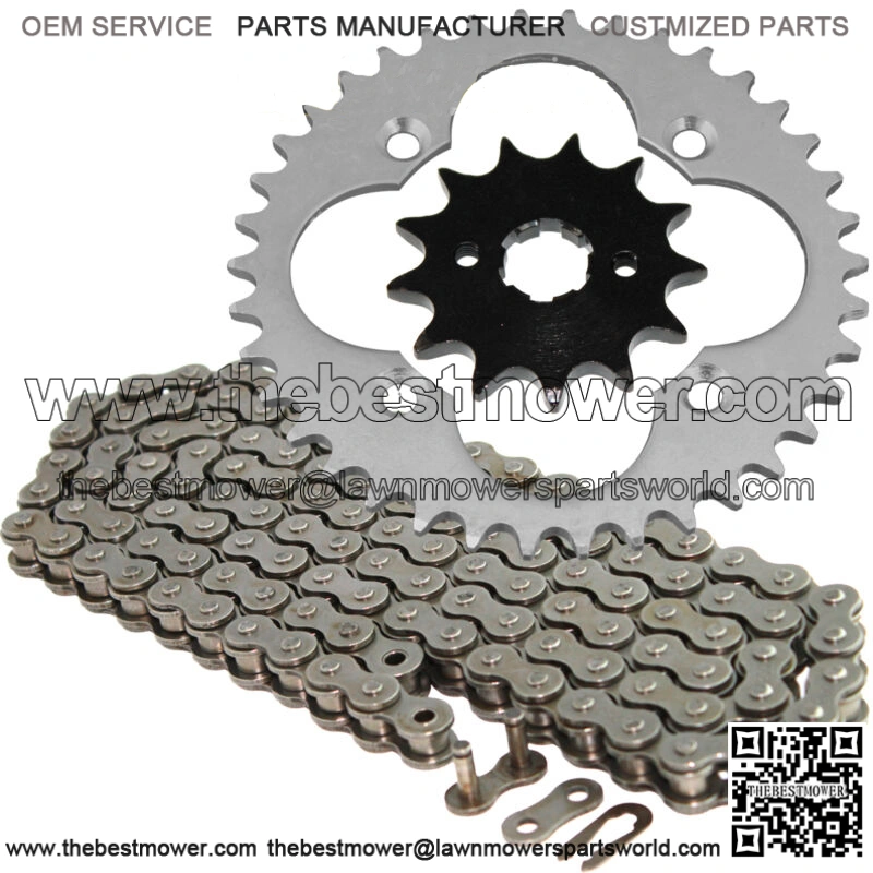 Drive Chain & Sprockets Kit for Honda TRX300EX TRX300X Sportrax 300 1993-2009 (Fits: Honda)