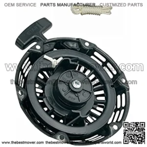 GX160 Recoil Starter w/Pull Cord for Honda GX120 GX200 4 5.5 6.5 HP Pull Start Assembly Replacement Black 28400-Z0T-003ZA
