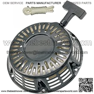 GX270 Recoil Pull Starter w/Pull Cord for Honda and Clones GX240 8hp 9hp 301cc Black