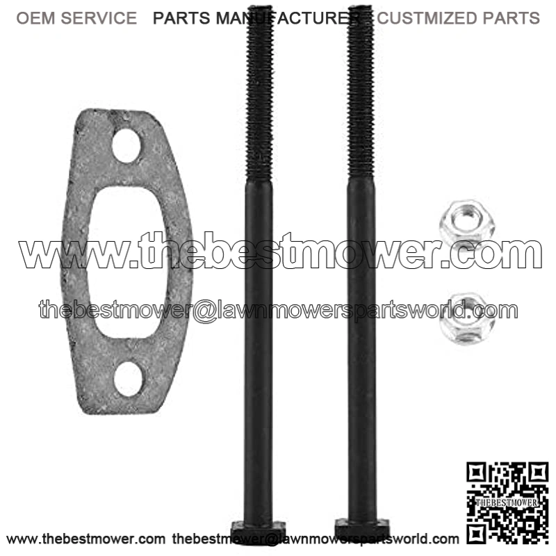 Muffler Gasket Kit Nut Bolt Kit Muffler Screw Gasket Assembly Set for 50 Special 51 55 Rancher Chainsaw
