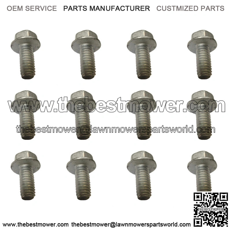 Pack of 12 Spindle Hex Head Screw 910-1260A Fits Cub Cadet LT1024 Troy-Bilt MTD