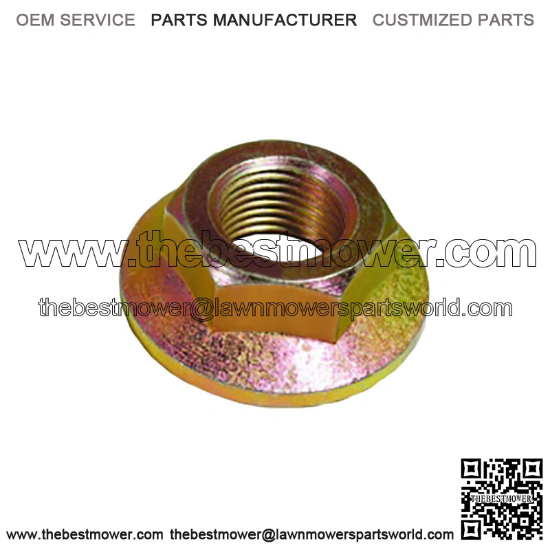 Troy Bilt Edger 25B554E011, 25B-554E066 Blade Spindle Nut Replacement Hex Nut
