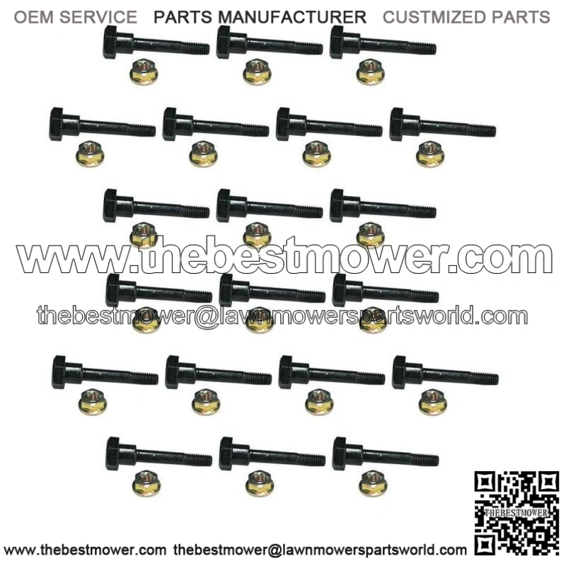 (20) Shear Pins & Bolts Fits Honda 90102-732-010 90114-SA0-000 Push Snowthrowers