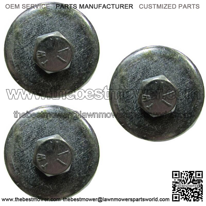 174365 Three Blade Bolts with Washer fits Craftsman