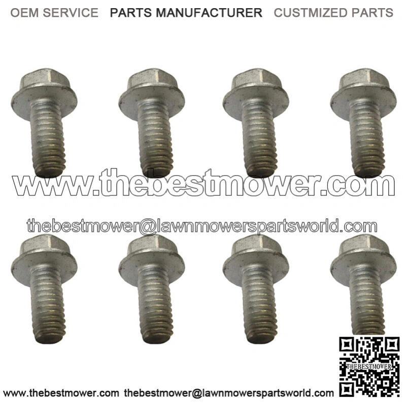 8 Pack Spindle Bolts Fits Cub Cadet Troy-Bilt 710-1260A Fits Toro 112-0395