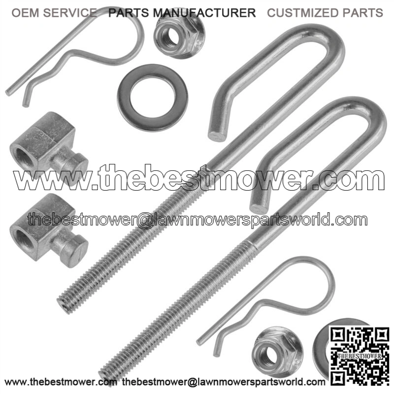 2 Deck Lift Bolt Nut Trunnion fits John Deere GX21718 GX24864