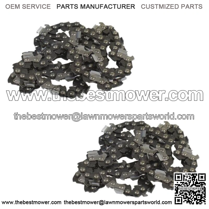 2-Pack 14-Inch Chainsaw Chain Fits Craftsman Fits Echo Fits Homelite