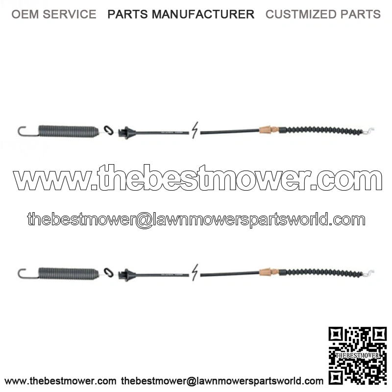 2PK PTO Cable for Troy Bilt Fits Cub Cadet 746-04618A 946-04618A 42 46" Deck LTX