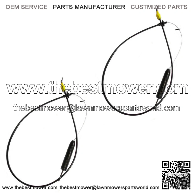 2 Deck Engagement Cables For MTD Troy-Bilt 946-04173C 946-04173D 946-04173E