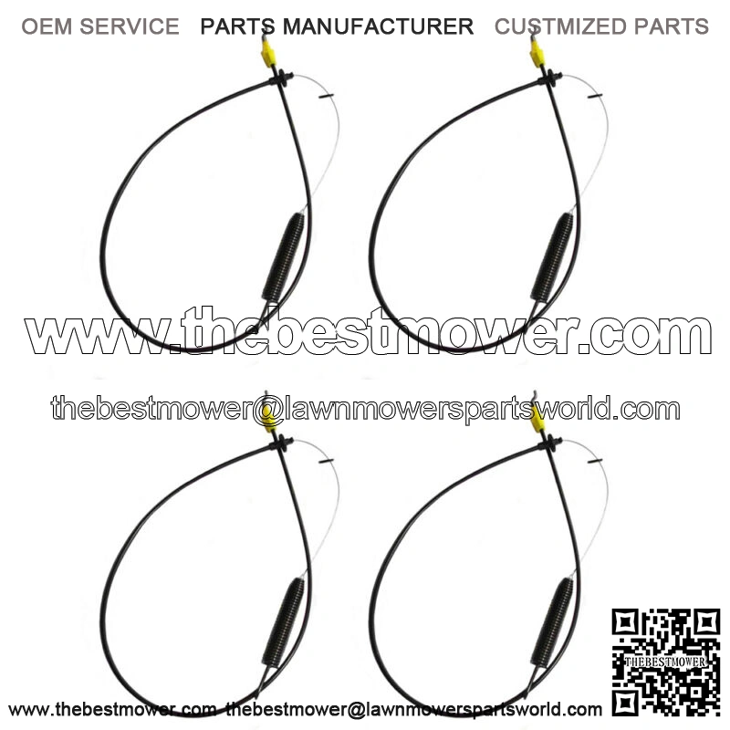 4 Deck Engagement Cables 946-04173C 946-04173D 946-04173E for MTD Troy-Bilt