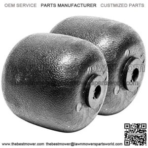 2PK Genuine OEM Wright Anti Scalp Roller Deck Wheel 72490003 72490002 Aero Core