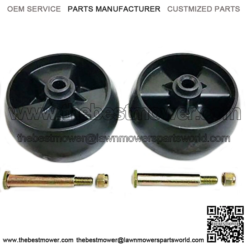 2 Front Deck Wheels 734-04155 w/ Bolt Locknut for MTD Fits Cub Cadet Troy Bilt B