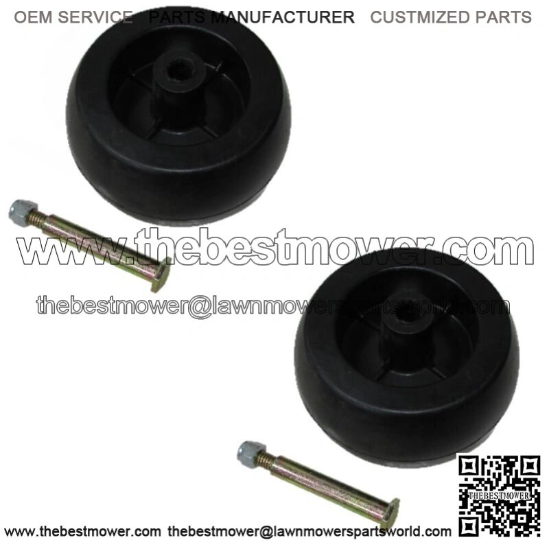 2 USA Deck Wheels + Kits Fits Craftsman 133957, 193406, 174873 Fits 734-3058