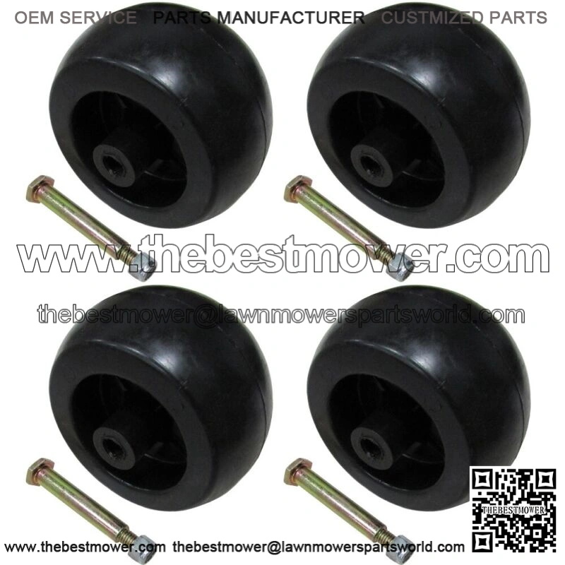 4 Deck Wheels for Craftsman GT5000 GT6000 Fits Cub LT1042 Fits Husqvarna GT2254