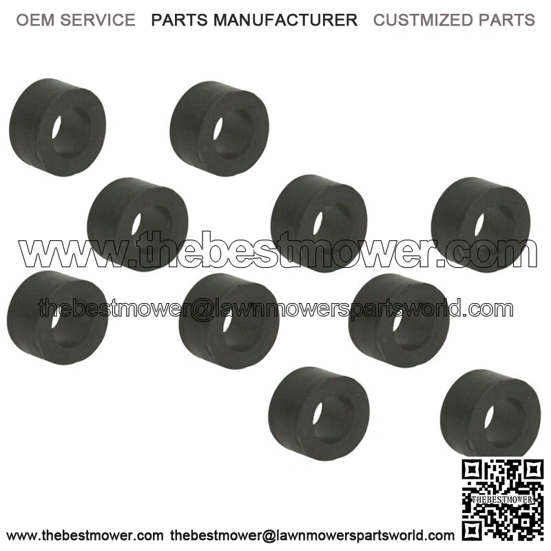 (10 - Fits Massey Ferguson 376525X1 33811113 Fuel Line Seal Sleeve Olive 1/4" 40
