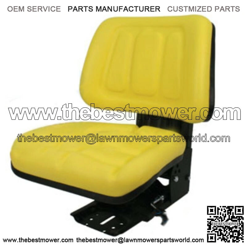 Yellow Fullback Tractor Suspension Seat Fits John Deere 1020 1530 2020 2030