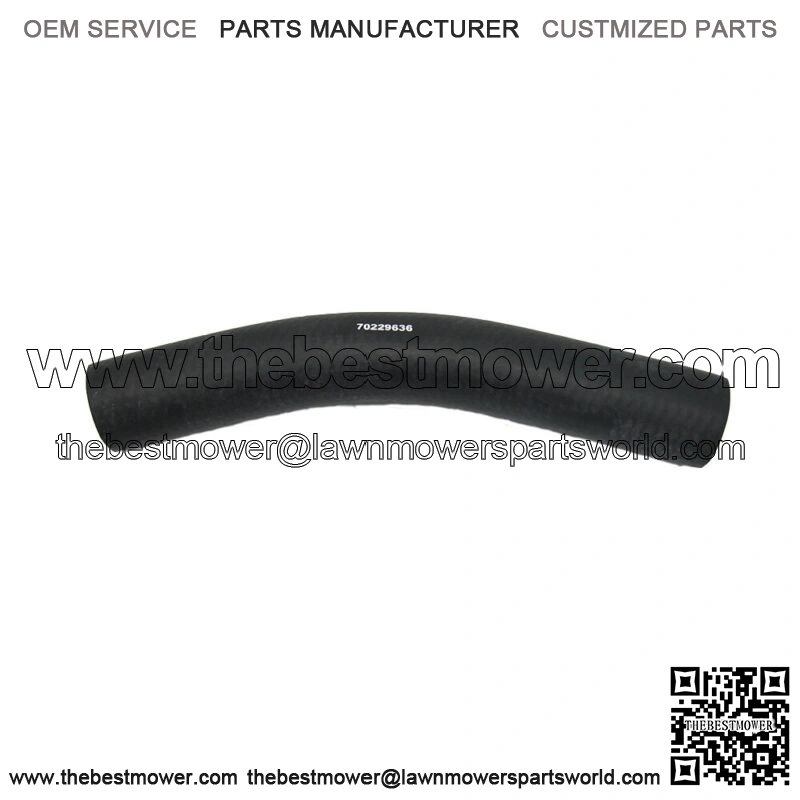 70229636 Upper Radiator Hose 1.5" I.D Fits Allis Chalmers D17 (Gas) Tractor