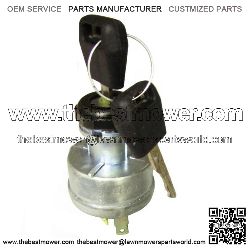 S.75818 Ignition Switch w/ Keys - Fits John Deere 2150, 2240, 2255, 2350, 2355 +