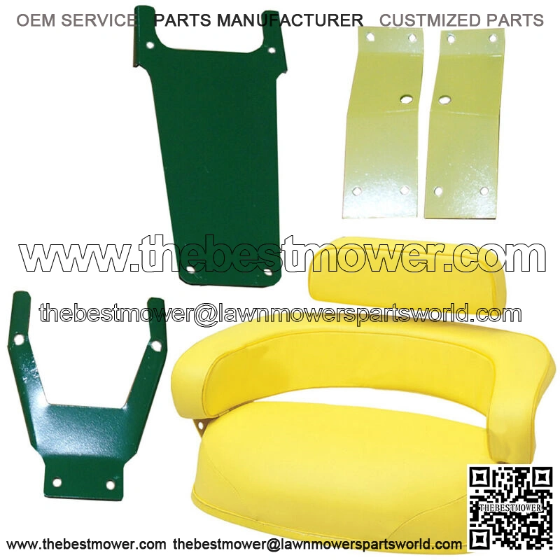 3 Piece Seat Cushion Set w/ SBK400 Brackets Fits John Deere 2520 3020 4020 4320